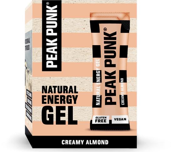 Peak Punk Natural Energy Gel (Almond, Cream, 12 Stk., 300 g)