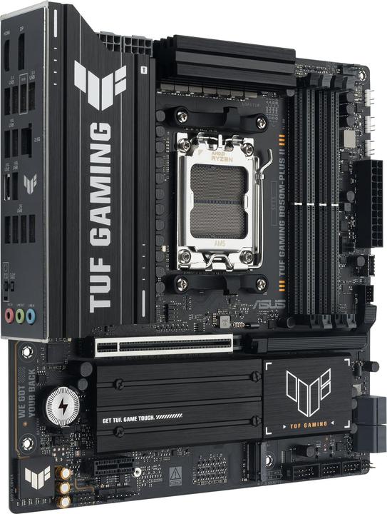 Produktbild ASUS MB TUF GAMING B850M-PLUS II (AM5, AMD B850, mATX)