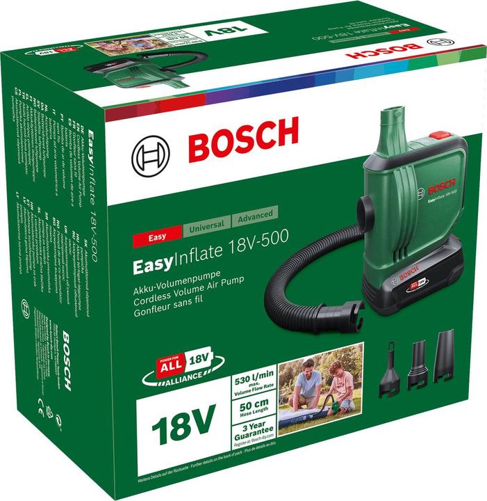 Image du produit Bosch Home & Garden EasyInflate 18V-500