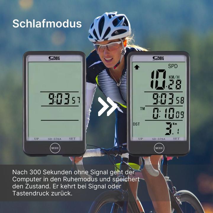 Actual product image Hermex Sunding bike computer Velocomputer bike computer bike speedometer