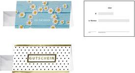 Produktbild Sigel 10 Gutscheine Golden Glimmer DIN lang (10 Stk.)