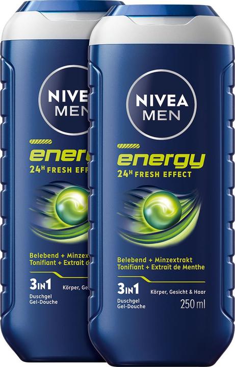 Produktbild NIVEA MEN Pflegedusche Energy Duo (500 ml)