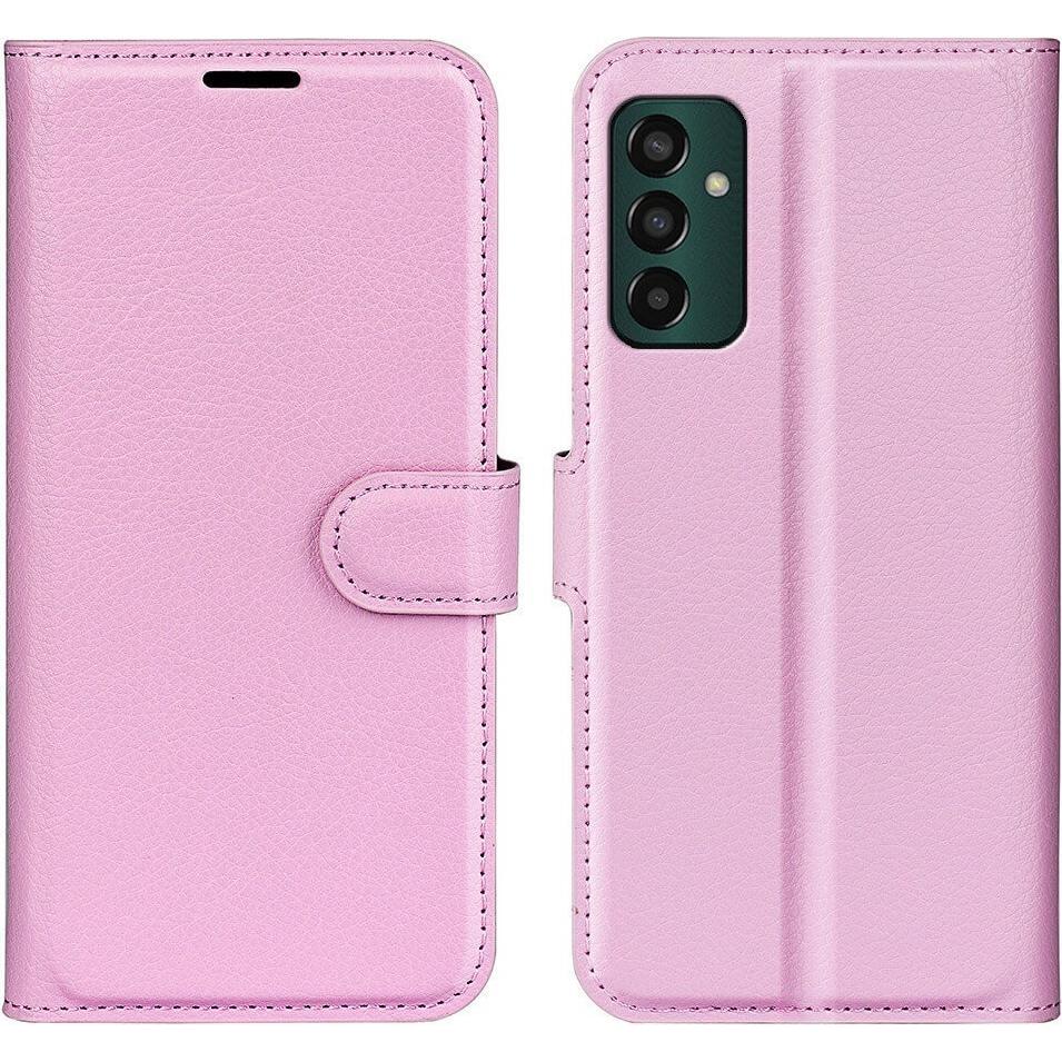 Cover-Discount Galaxy M13 - Leder Etui Hülle rosa (Samsung Galaxy M13), Smartphone Hülle, Rosa
