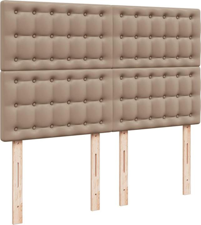 Produktbild vidaXL Bo x springbett Matratze 140 x 200cm Kunstleder (140 x 200 cm)