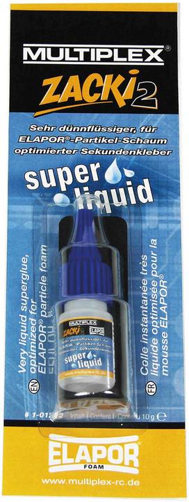 Image du produit Multiplex zacki 2 10g super liquide colle à la seconde (10 g)