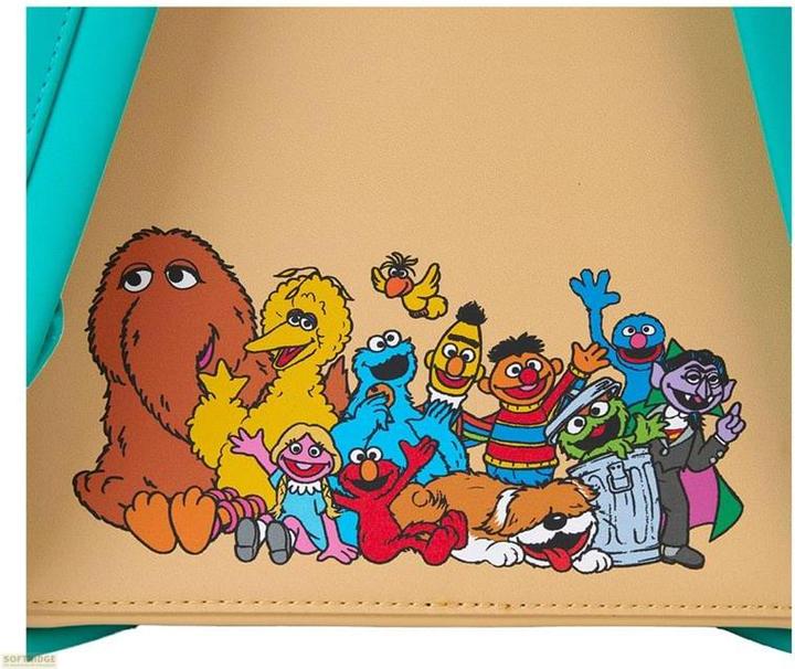 Actual product image Loungefly Sesame Street Corner backpack 30cm