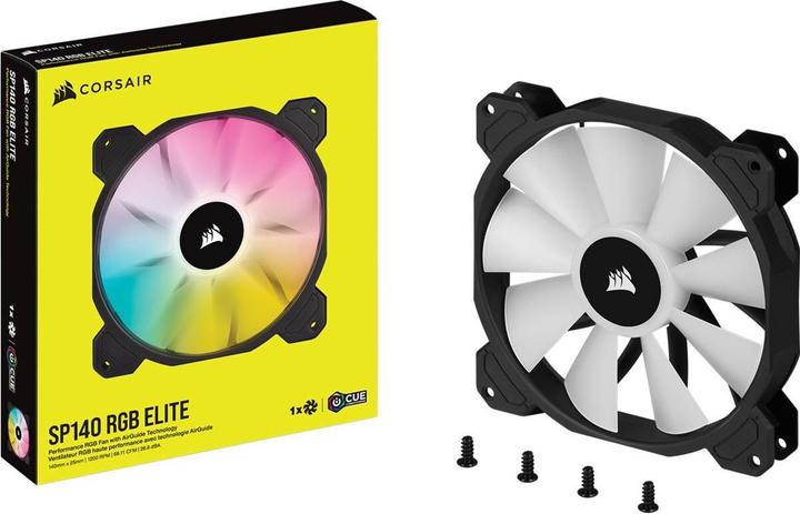 Actual product image Corsair SP140 RGB Elite (140 mm, 1 x)