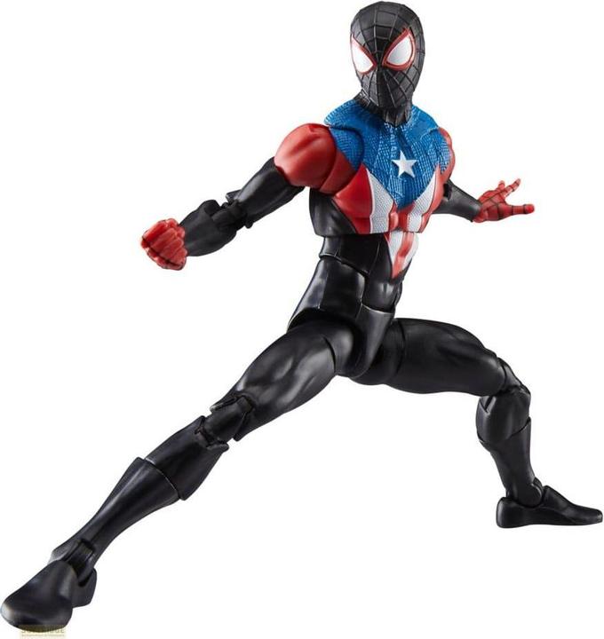 Actual product image Hasbro Spider-Man 2 Marvel Legends Gamerverse Actionfigur Miles Morales (Boricua Suit) 15 cm
