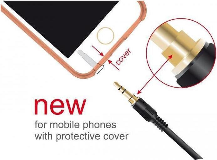 Actual product image Delock Jack extension cable 3.5 mm 3 pin Stec (2 m)