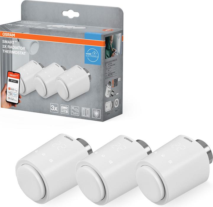 Immagine prodotto Osram SMART+ WIFI RADIATOR THERMOSTAT White Triple Pack