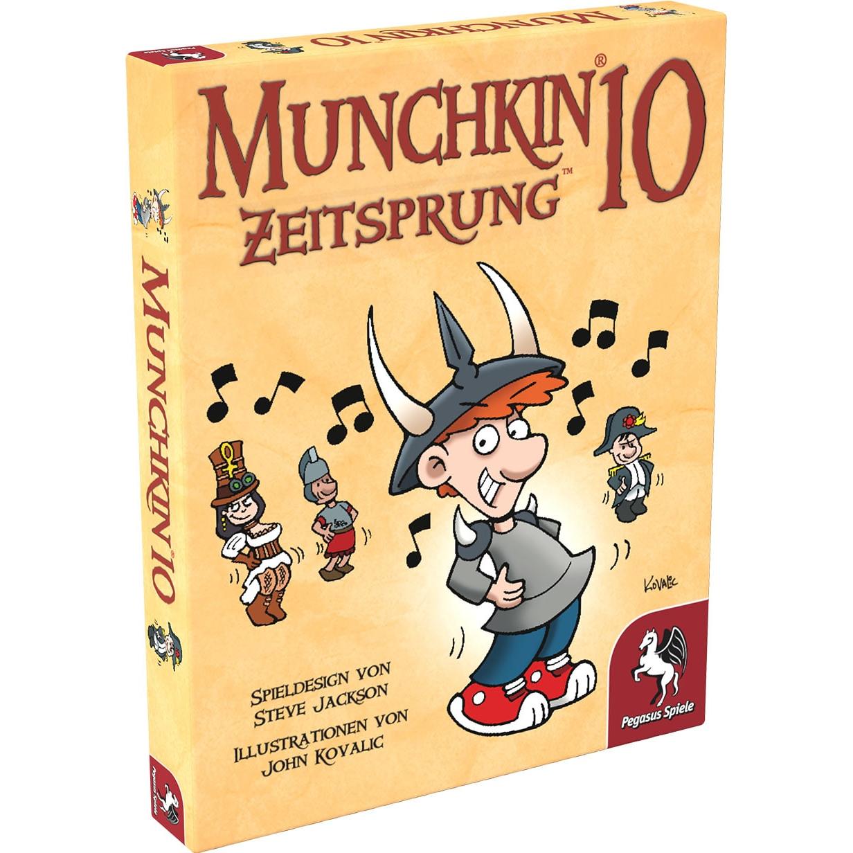 Pegasus Munchkin 10: Zeitsprung, für 3-6 Spieler, ab 12 Jahren, DE-Erweiterung (Deutsch)