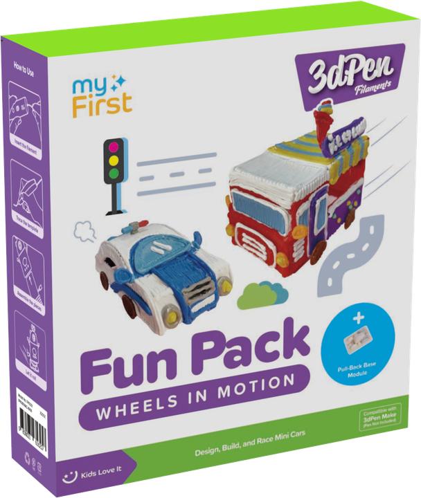 myFirst 3D Pen Filaments Wheels Motion (Multicolore)