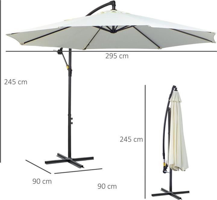Image du produit Outsunny Parapluie (2.95 m)