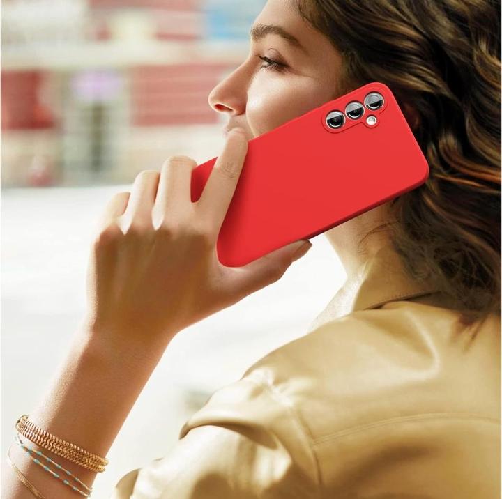 Actual product image Screenguard Samsung Galaxy A54 5G Liquid Silicone Case Cover (Samsung Galaxy A54 5G)