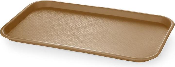 Produktbild AmerBox Fast-Food-Tablett GN 1/1 Polypropylen,, GN 1/1, Braun, 530x325x(H)20mm