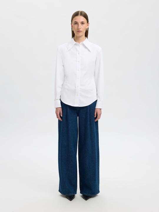 Actual product image Selected Femme Baumwollmix Slim Fit Hemd (38)