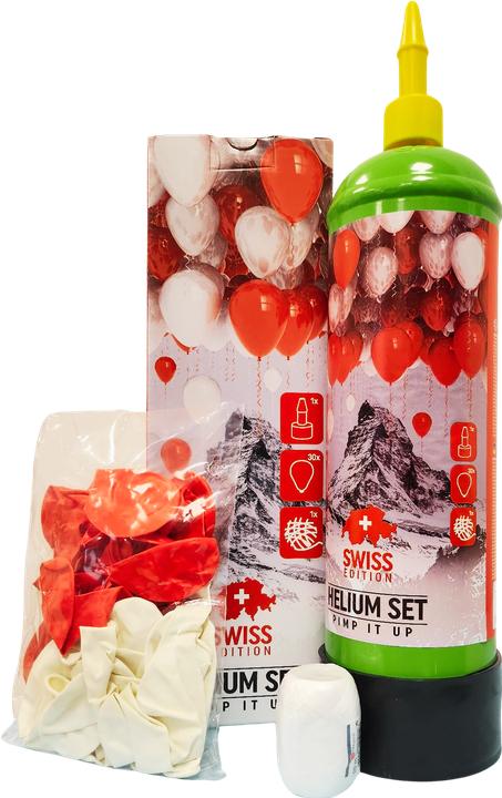 Actual product image Pimp It Up Helium set Swiss Edition (30 balloons) (30 x)