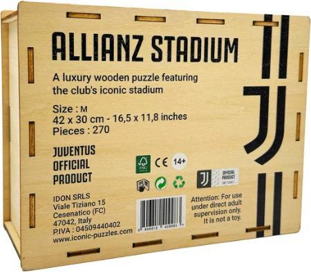 Image du produit Iconic Juventus FC - Stade Allianz - Puzzle en bois Taille M (270 pièces) (270 pièces)