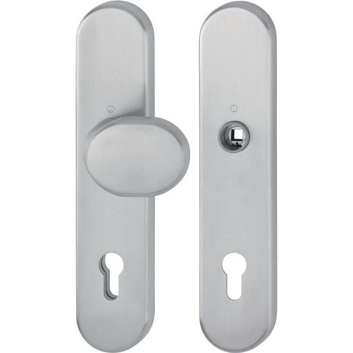 Hoppe, Türgriff + Fenstergriff, Schutzgarnitur E86G/3331/3310 VA F69 92mm 67-77mm (Türgriff)