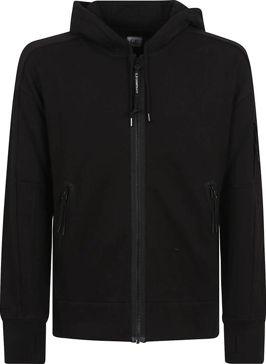Actual product image C.P. Company Diagonal Raised Fleece Full Zip Hooded Sweatshirts (XL)