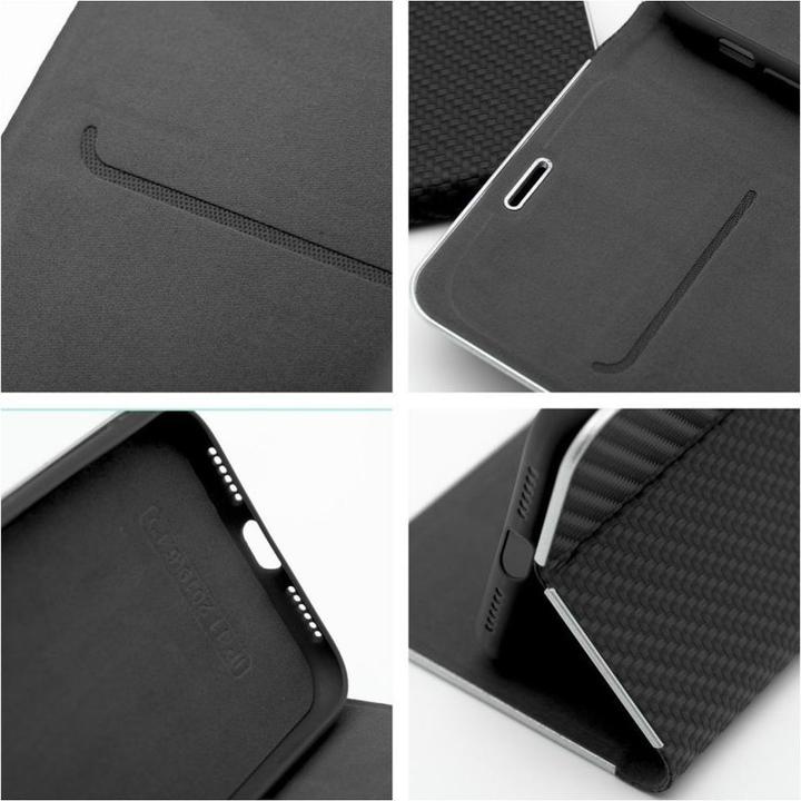 Immagine prodotto Forcell Book case OEM LUNA Book Gold for IPHONE 16e (SE 4 2025) black (Apple iPhone 16e)