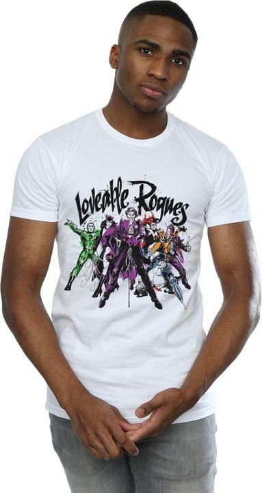 Actual product image Mens Batman Loveable Rogues T-Shirt (S)