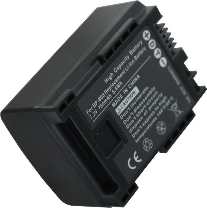 Actual product image AccuCell Akku Canon BP-808 (Camera battery)