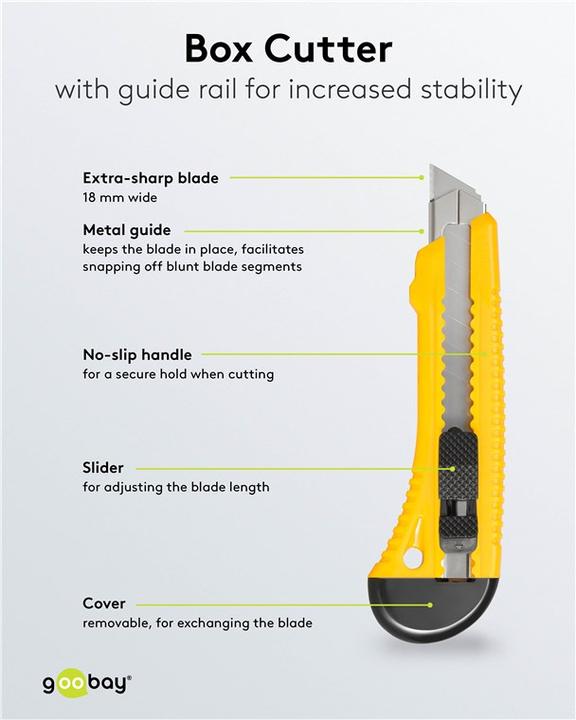 Actual product image Goobay Wentronic Multipurpose Knife 155x30mm (Cutters)