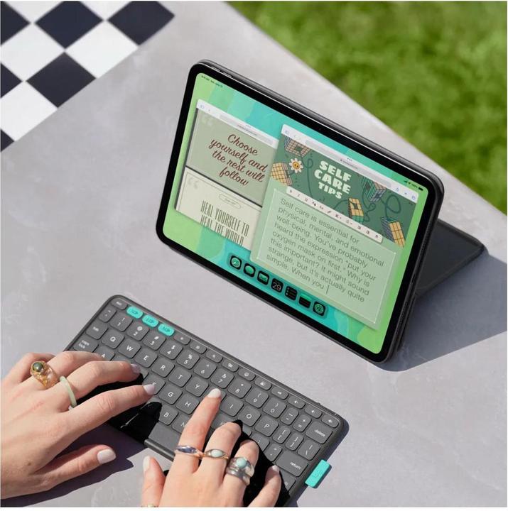 Actual product image Logitech Flip Folio (CH, Apple iPad Air 11 2024, Apple iPad Air 2022, Apple iPad Pro 11 2024)