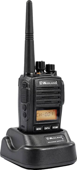 Actual product image Midland G18 Pro w. MA 25-M C1145.S1 PMR-portofoon