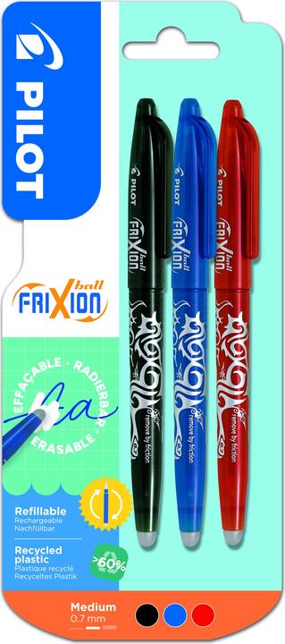 Produktbild Pilot FriXion Ball (Mehrfarbig, 3 x)