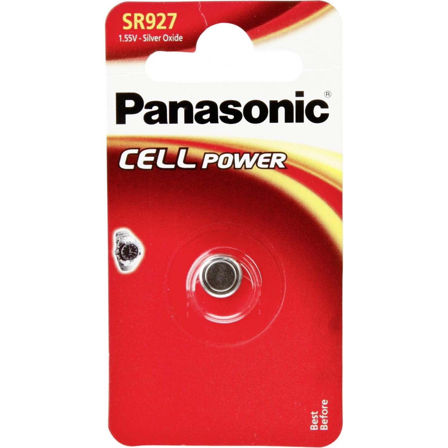 Panasonic Silver Oxide SR927 (1 Stk., SR57, 60 mAh), Batterien + Akkus