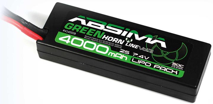 Productafbeelding Absima Greenhorn LiPo batterij (7.40 V, 4000 mAh)