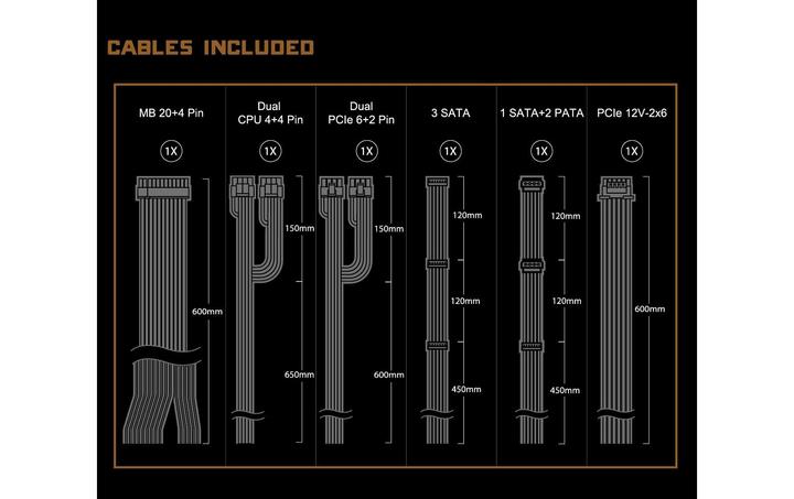 Produktbild AsRock Challenger CL-750B 750W 80+ Bronze PSU (750 W)