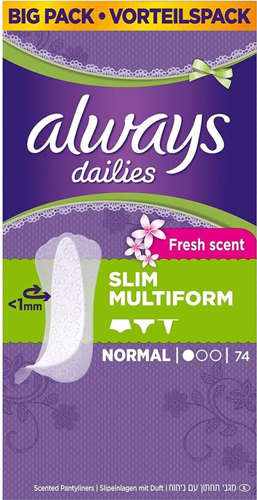 Image du produit Always Multiform Fresh (74 x, Panty liners)