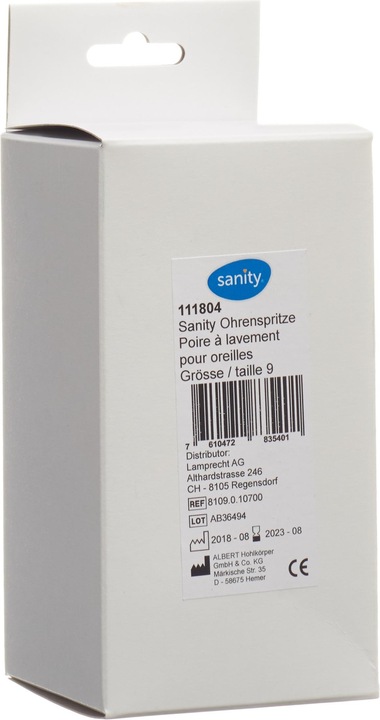 Produktbild Sanity DUPLIKAT Ohrspritze