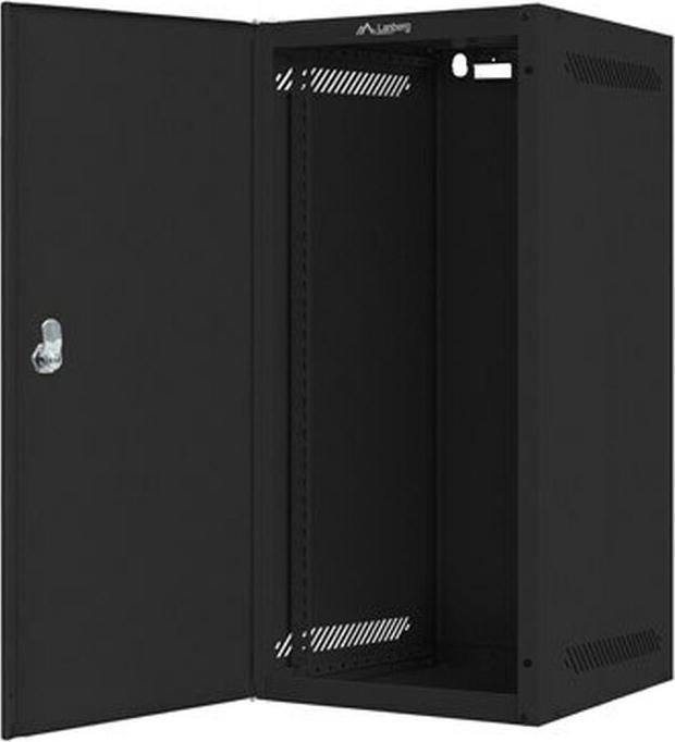 Actual product image Lanberg WF10-2312-00B Rack 12U Wall Mounted Shelf (12 RU, 10 inch rack)