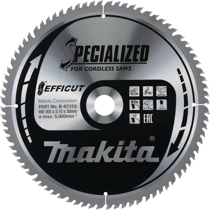 Produktbild Makita EFFICUT Sägeb.305x30x80Z