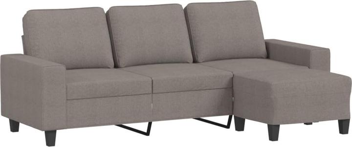 Produktbild vidaXL 3-Sitzer-Sofa mit Hocker (3-Sitzer)