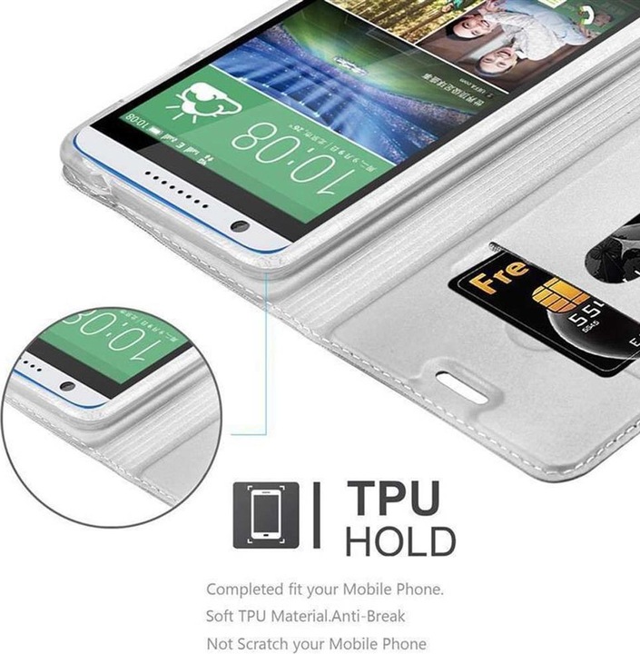 Actual product image Cadorabo Book Classy Style Cover (HTC Desire 820)