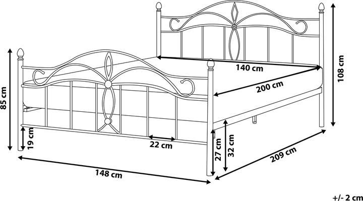 Produktbild Beliani Antlia (140 x 200 cm)