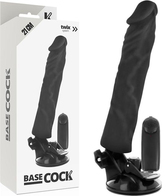 Immagine prodotto Basecock Vibratore Realistico Telecomandato Nero 21cm
