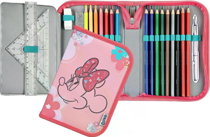 Actual product image Scooli Case filled with Minnie Mouse