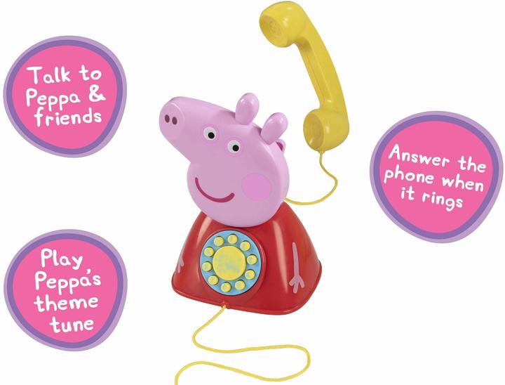 Actual product image HTI Peppa Pig pull-along phone