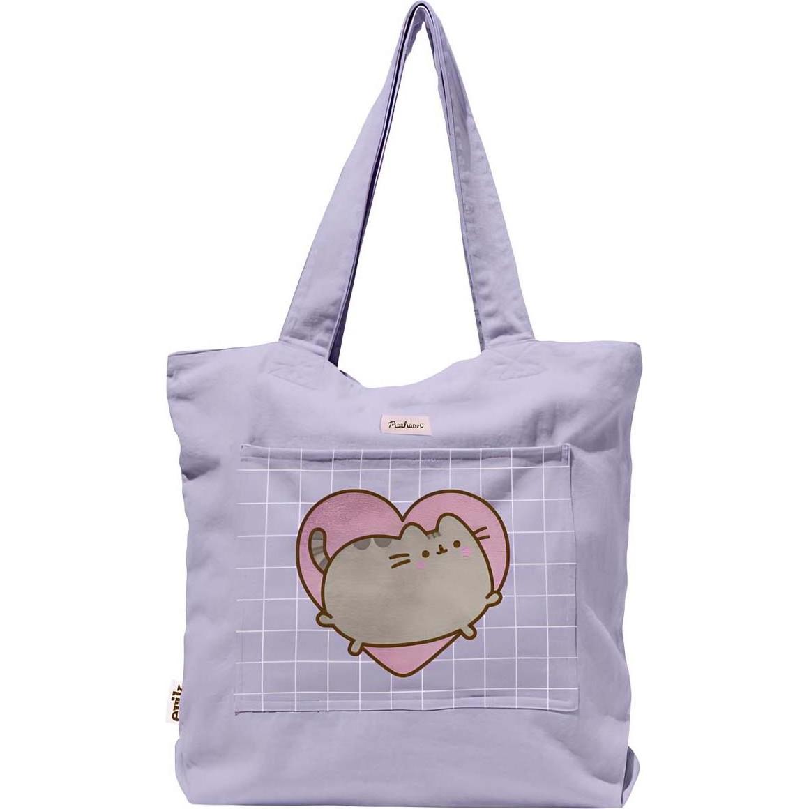 Grupo Erik Unisex Viola Borsa, Pusheen - Amore - Borsa Tote Premium,