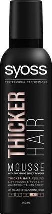 Syoss Mousse capillaire pour cheveux plus épais 250ml (250 ml, Mousse coiffante)