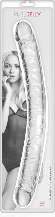 Image du produit Double Double gode transparent 44 cm