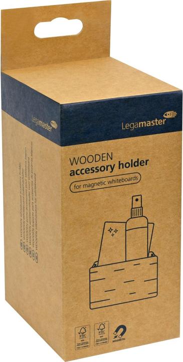 Immagine prodotto Legamaster Lavagna bianca di legno Shelf, marrone chiaro