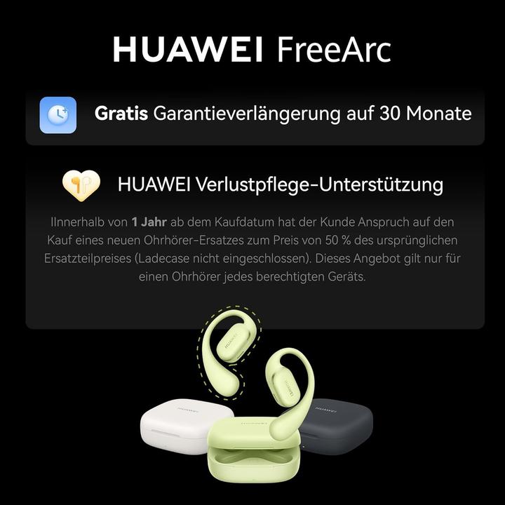 Produktbild Huawei FreeArc Offene-Ohr-Kopfhörer (DNC, 28 h, Kabellos)