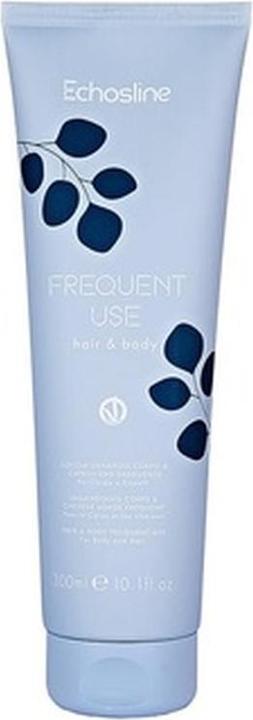 Immagine prodotto Echosline Shampoo corpo e capelli per uso frequente Formula vegana per tutti i tipi di capelli 300ml (300 ml, Shampoo liquido)